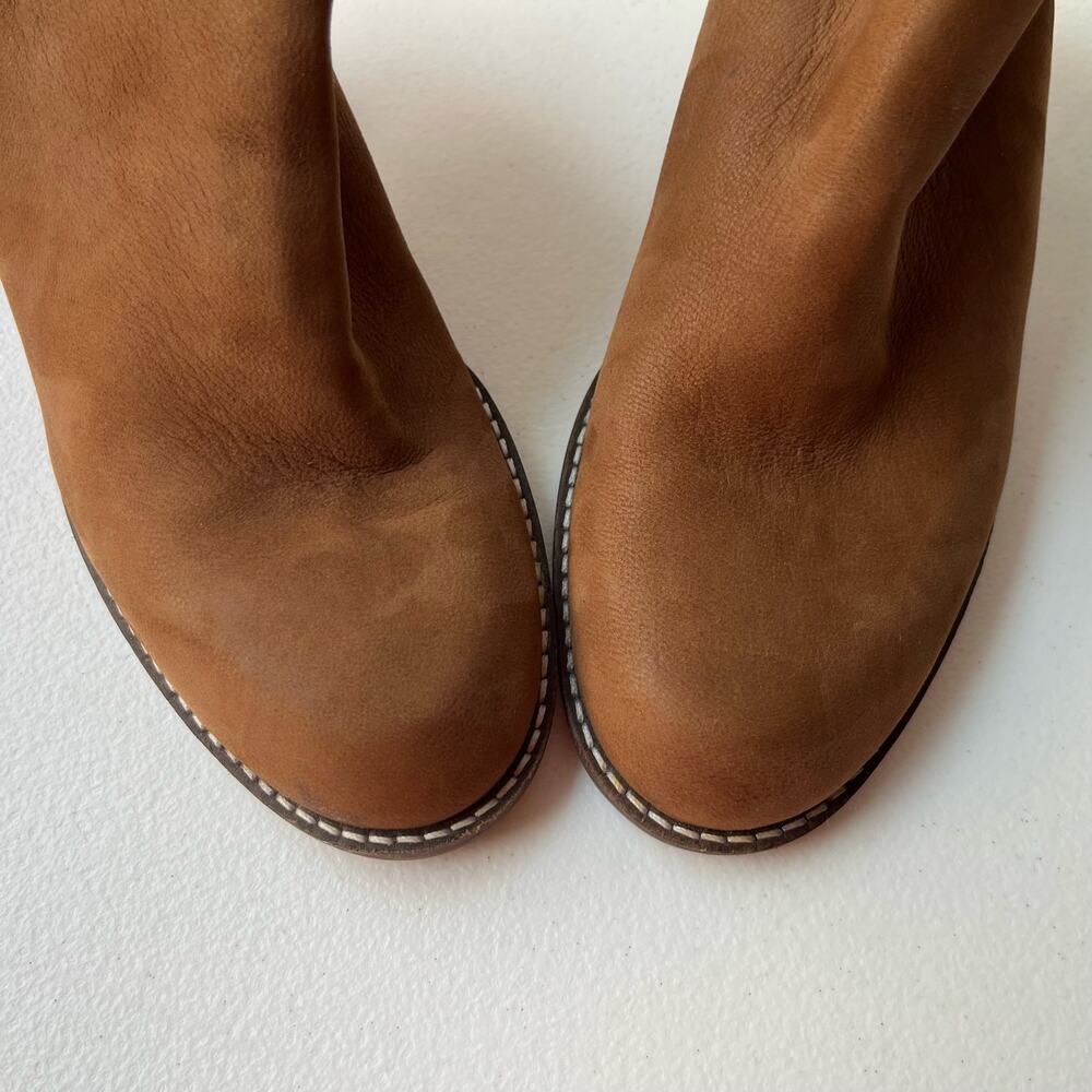 Cole Haan Pippa Slingback Booties Women's Size 8 Brown Leather Boho Quiet Luxury - Picture 7 of 14